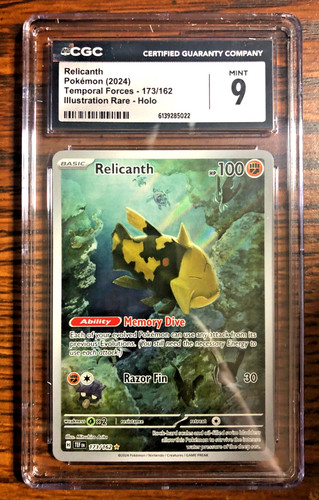 Relicanth graded CGC 9 for sale on eBay
