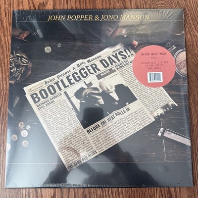 John Popper & Jono Manson -  Bootlegger Days - Blood Wolf Moon Vinyl  SEALED