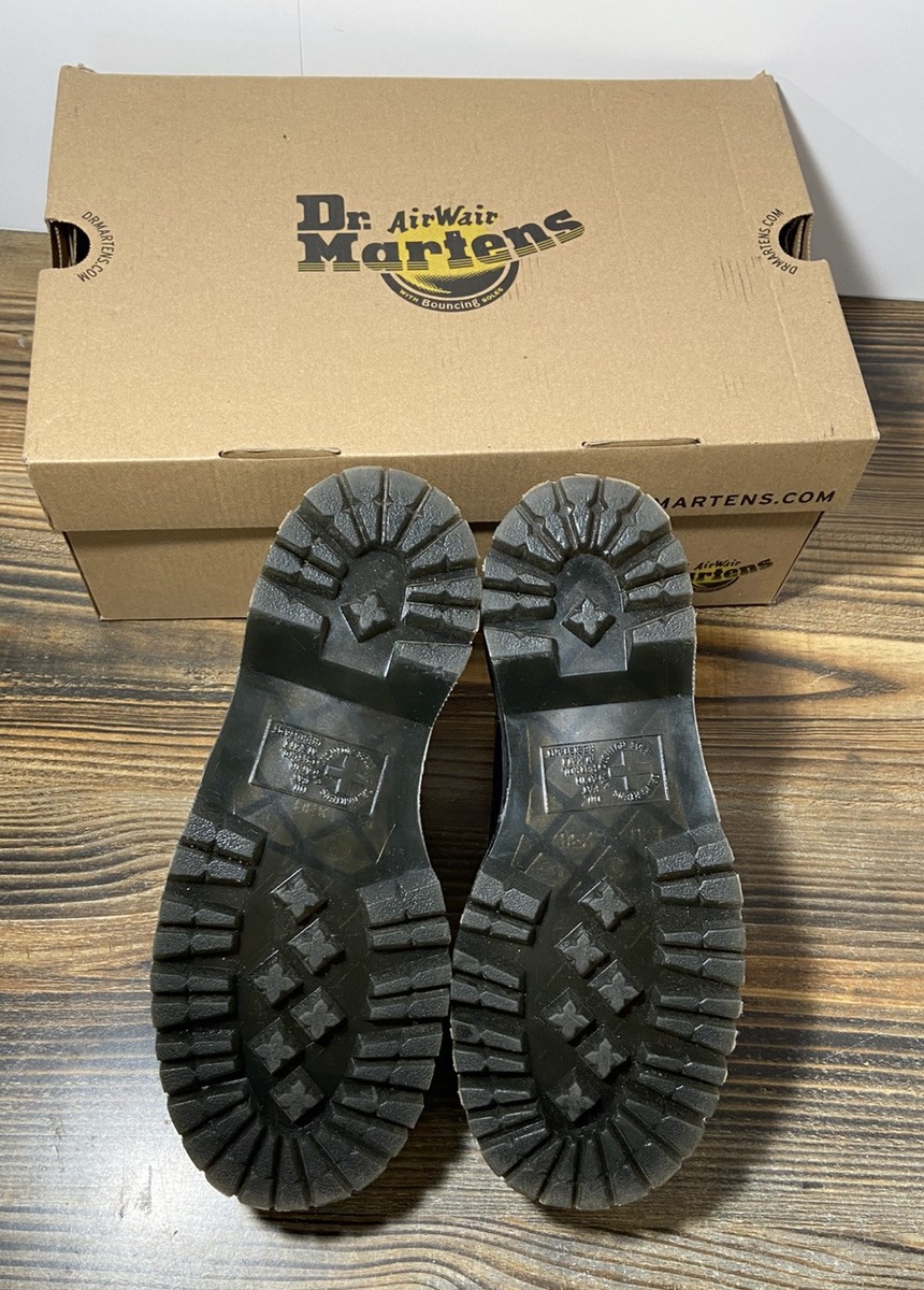 Dr. Martens Holly Platform Oxford Shoes Women's 6 Black Leather 3