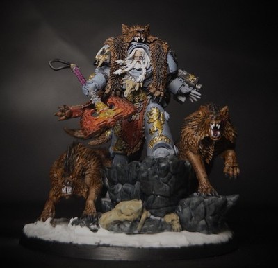 Warhammer 40k Space Wolves Logan Grimnar Custom Commission | eBay