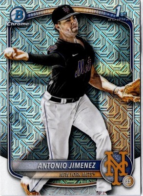 2025 Bowman Chrome #BDC-56 Antonio Jimenez Chrome Bowman 1st refractor