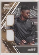2017 Panini Elite Extra Edition Dual Materials Holo Gold 58/99 Luis Robert o7m