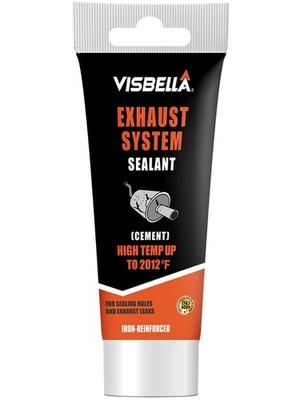 Visbella Auto Vehicle Exhaust System Sealant, Non-Slumping Professional Grey 