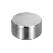 50x25mm Steel Bench Block, Steel Block Metal Bench Block No Holes, Round