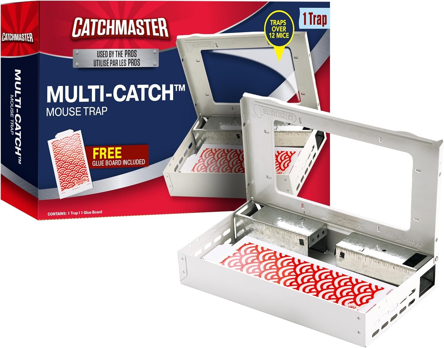 Catchmaster Pro Series Multi-Catch Mouse Trap Includes Replaceable Glue ...