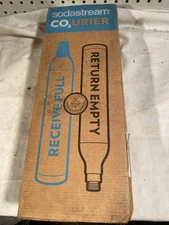 (2) Pack Soda Stream CO2 URIER 60L Sparkling Water Cylinders