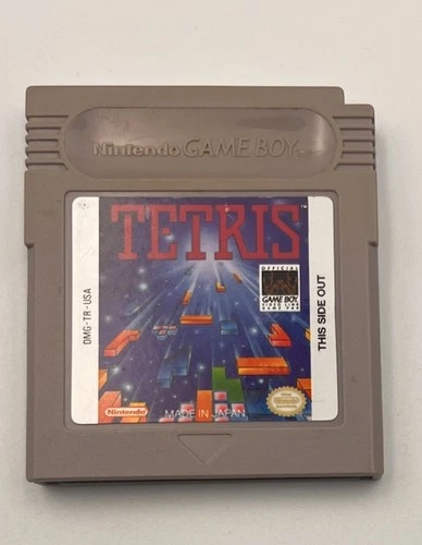 Tetris Nintendo Game Boy 1989 GB Cartridge Only Authentic Tested Clean Label