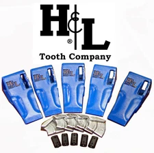 233SP Bucket Teeth by H&L Fits All 230 Series Adapters Hammerless Conversion 233