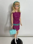 Handmade Vintage Barbie Doll Clothes By Lucille - Dress And Accessories