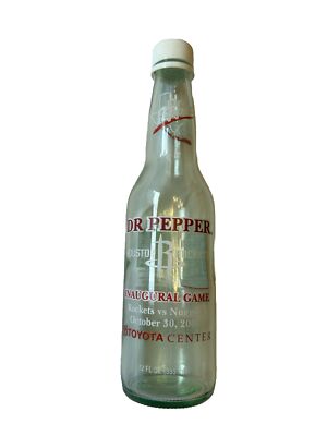 Houston Rockets Inaugural Game Souvenir Bottle.  10/30/2003
