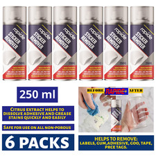 6X Sticker Remover Spray Rapide Helps Remove Stickers Gum Adhesive & Goo 250ml