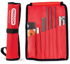 Chainsaw Field Sharpening Kit Round Files Filing Guide Pouch Flat File Universal