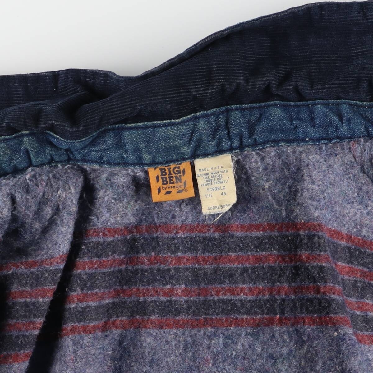ジャケット・アウター 70's Big Ben by Wrangler Denim Coverall 70s 80s 70年代 80年代 ビッグベン ラングラー デニムジャケット