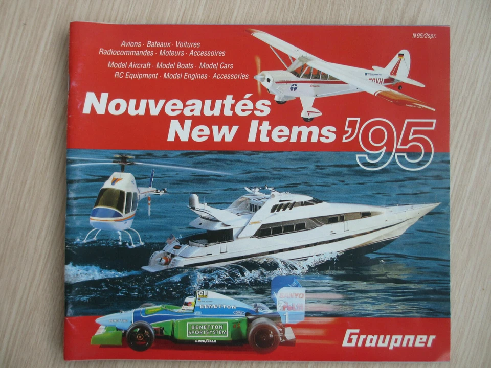 CATALOGUE NOUVEAUTES 1995 GRAUPNER MODELLING MODELISME MODELLBAU 95 pages - Photo 1/1