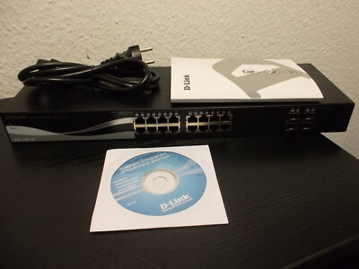 D-LINK Gigabit Ethernet Smart Pro Switch DGS-1500-20  16ports  - 4ports  SFP