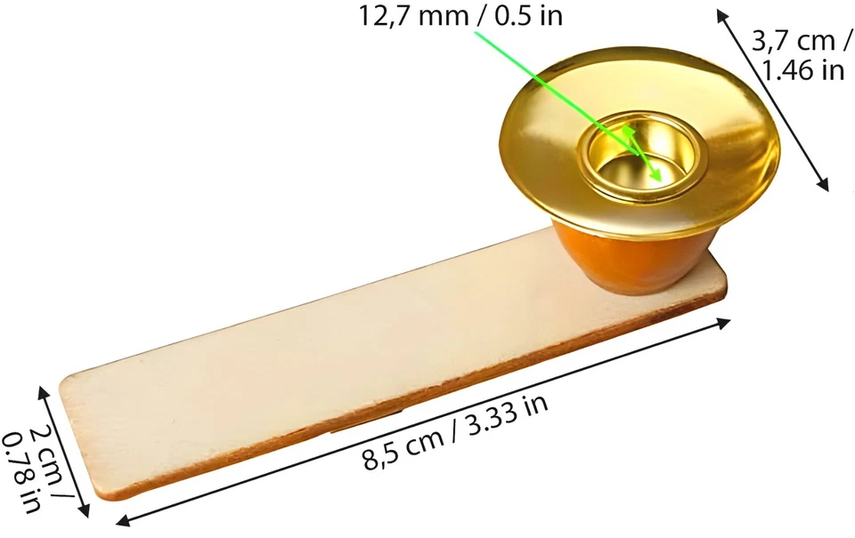 Kerzenhalter Holz Ersatzteile Set für Universal Weihnachtspyramiden 45 und 60 cm - Bild 3 von 4