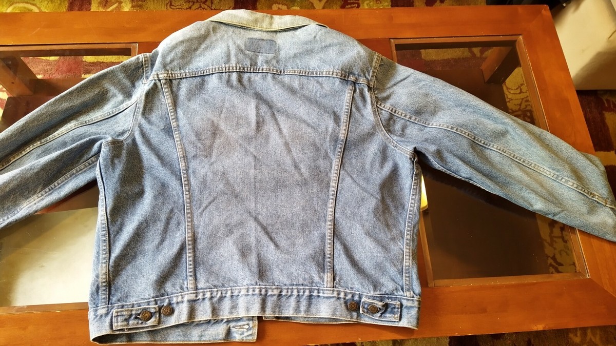 Levi's 80s Denim Jacket 71506 50L USA製 Vintage Levi's Denim Trucker Jacket 71506 0214 Size 42L Made In