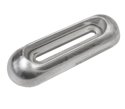Anode Rumpfanode Aluminium Typ Fairline Style mit Stahlkern Rumpf Opferanode Alu