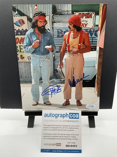 Cheech & Chong signed photo Up In Smoke autograph ACOA Tommy Chong Cheech Marin - Picture 1 of 2