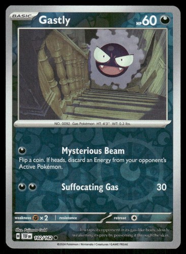 SV05: Temporal Forces #102/162 Gastly - Picture 1 of 2