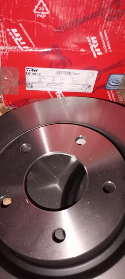 2 disques de frein Avant Ø294mm TRW DF4932 pour PEUGEOT 4008 05-2012 - Photo 2/3