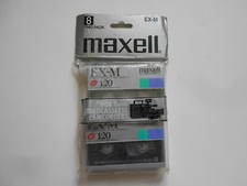 Maxell EX-M 8mm Video Cassette MP120 2 pack
