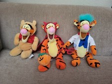 Disney Winnie The Pooh Halloween Tigger Bean Bag Plush Lot Devil Mad Scientist