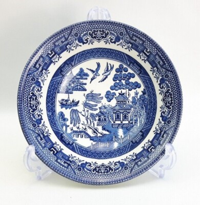 Churchill Willow Muster Abendessen & Tee Artikel - einzeln verkauft - blau & weiß