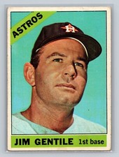 1966 Topps Jim Gentile Houston Astros Card #45