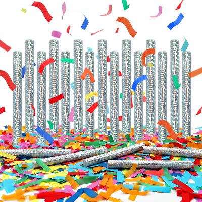 Confetti Wands 20pcs Colorful Handheld Flick Flutter Sticks Gender Reveal Party