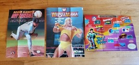 Nintendo NES Insert Promo Promotional Bubble Bobble Acclaim KOEI Game Posters