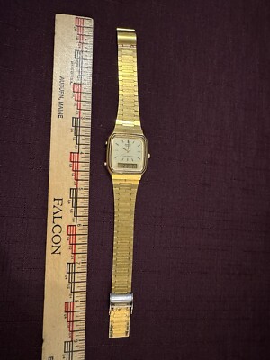 SEIKO 激レア1982年製ヴィンテージA829−6040 電池新品　稼働品 Seiko Vintage H449-5000 Hybrid Ana-digi Chronograph New Battery As