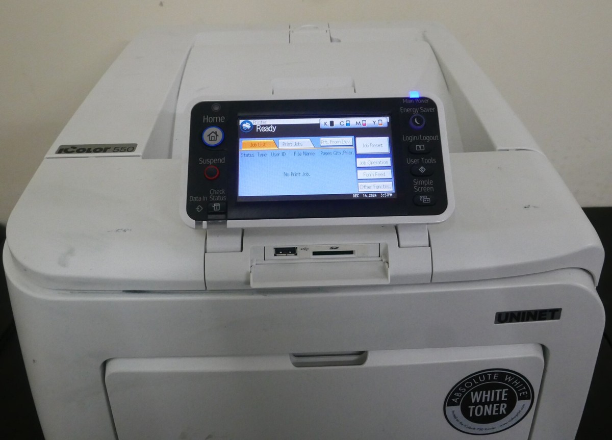 UNINET iColor 550 White Toner Printer i550 | eBay
