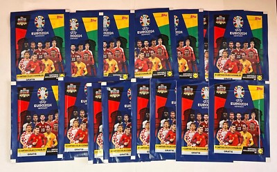 15 Pack Sealed UEFA Euro 2024 Football Germany LIDL SPAIN Edition PROMO PACKETS