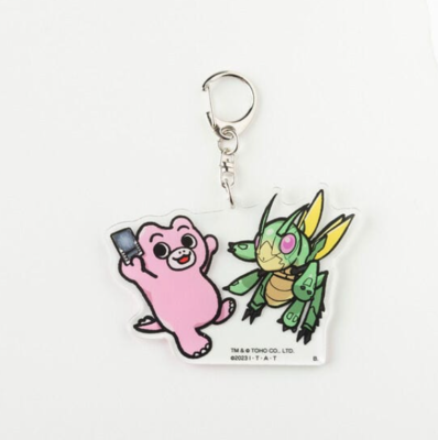 Kamen Rider Gatchard x Chibi Godzilla Keychain Hopper 1 & Chibi