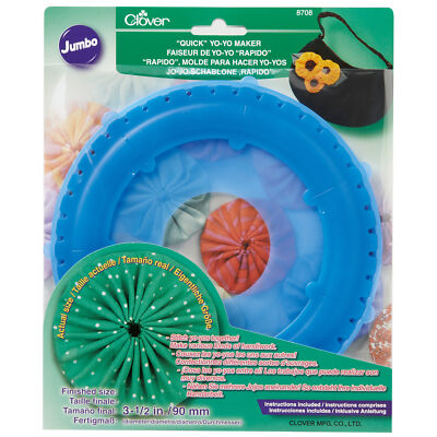 Clover Quick Yo-Yo Maker: Runde: Jumbo (3)