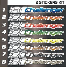 2 SEADOO CHALLENGER 18 180 1800 REPLACEMENT STICKERS set boat decals 40x4.5''