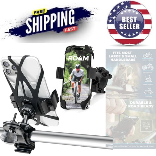 Universal Adjustable Phone Holder for Bikes – 360° Rotation, Weatherproof Design