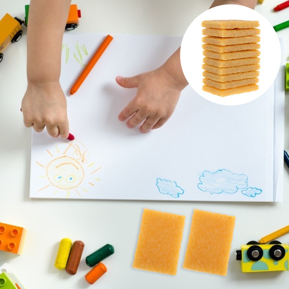 10 Pcs Rubber Cement Erasers Adhesive Remover Cleaning Tool Gum eBay