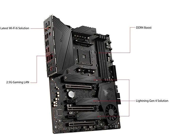 For MSI MEG X570 UNIFY AM4 4*DDR4 Memory Max 128G ATX Tested ok- - Image 3 of 4