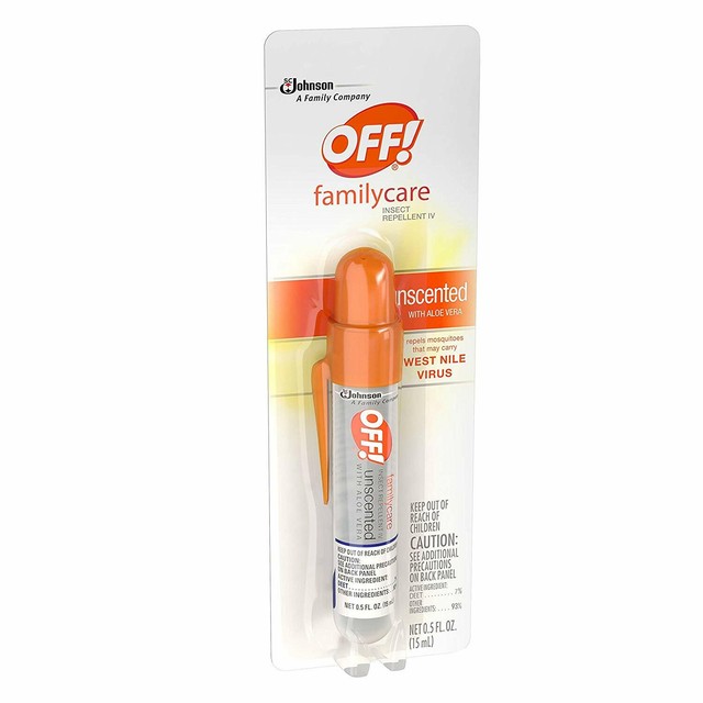 Off Family Care Insect Mosquito Repellent IV Pen Spray Unscented+Aloe