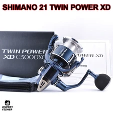 Shimano 21 TWIN POWER XD Spinning Fishing Reel 10/1BB Saltwater Reel MGL CI4+