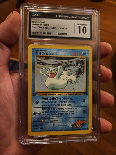 Misty's Seel (1st Edition) graded CGC 10 for sale on eBay