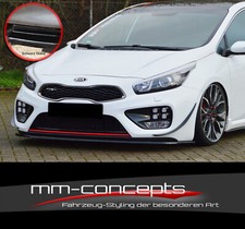 CUP Spoilerlippe SCHWARZ für Kia Cee'd Ceed GT Frontspoiler Spoilerschwert IN