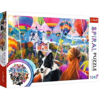Puzzle Trefl 1040 Teile Festival Ballons Bei Neuschwanstein Spiral Puzzle 