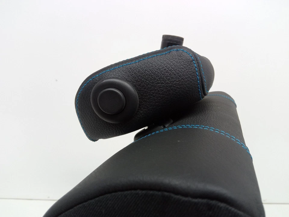 BMW M2 2016-2021 trasero derecho cuero asiento superior trasero con costuras azules OEM Foto 3 de 4