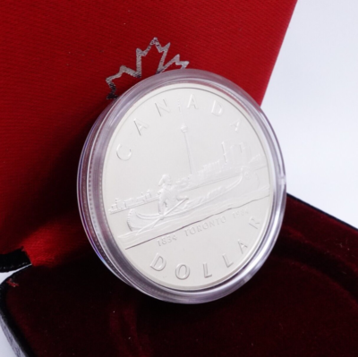 1984 Toronto Queen Elizabeth II Proof Commem Canada Silver Dollar