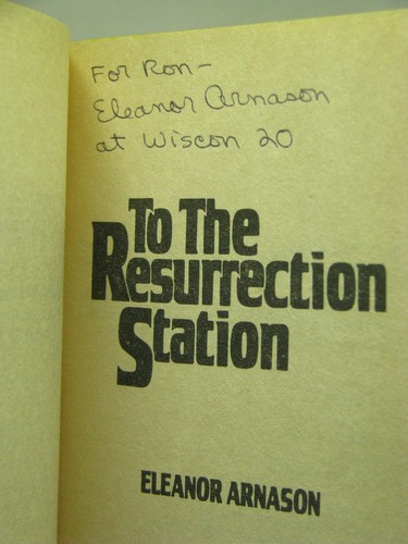 1st,signed by 2,(author,art),To the Resurrection Station by Eleanor Arnason(1986 - Picture 4 of 5