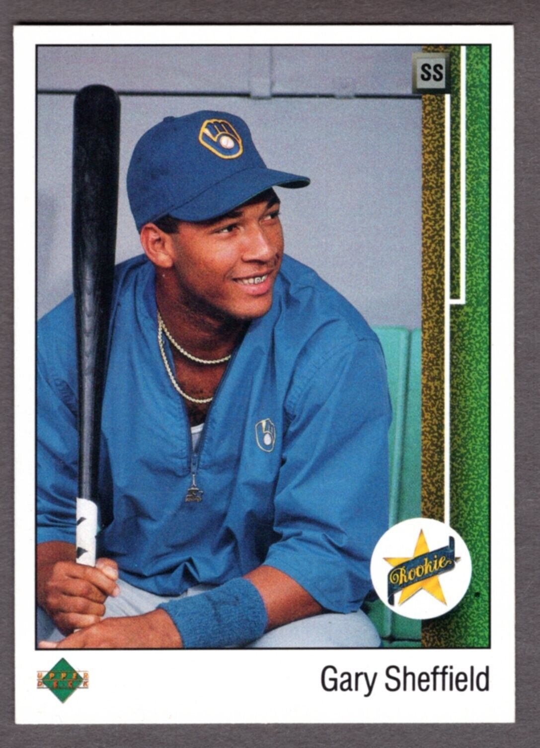 1989 UPPER DECK GARY SHEFFIELD ROOKIE CARD #13 **NM-MT** MILWAUKEE BREWERS