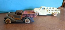 Lot Of 2 - Cast Iron Terraplane Truck #2133,  1930's Hubley?. AJ